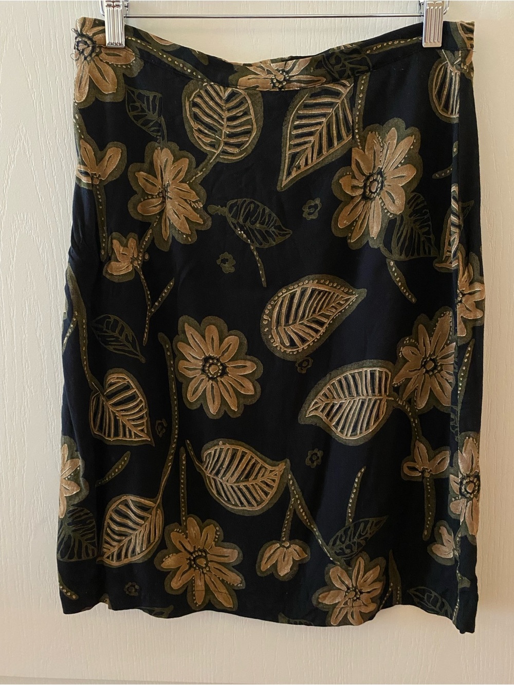VINTAGE Floral Short Slip Skirt